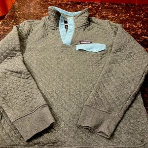 Patagonia green snap pullover fleece. Women’s size medium.